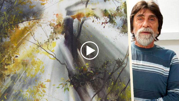 How to Paint Sunlight in Watercolor